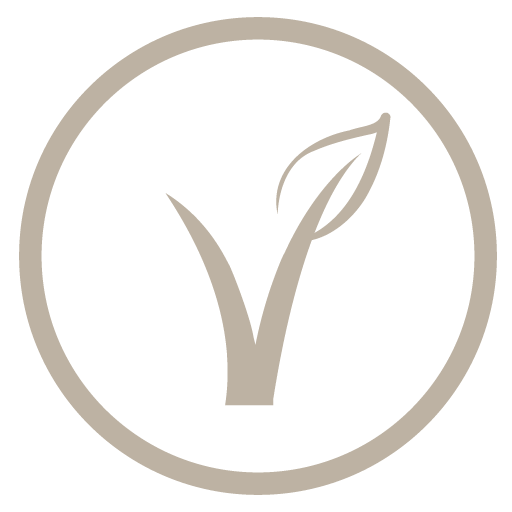 Image of vegan logo beige